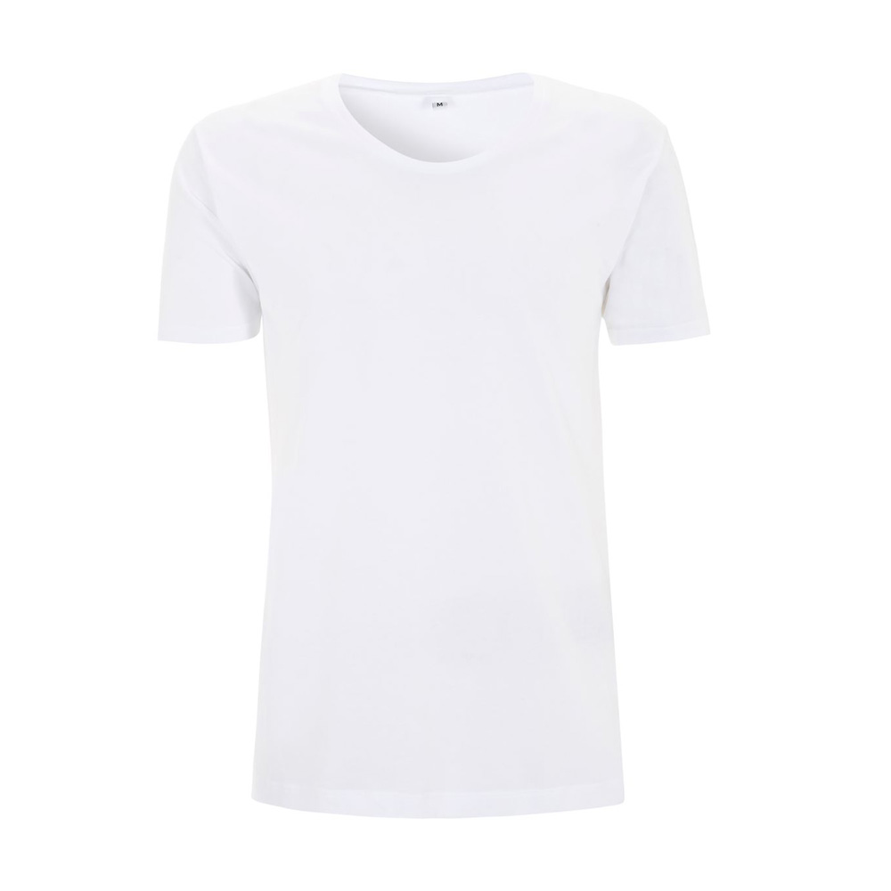 WH - White - T-shirt Unisex Scooped Neck N21