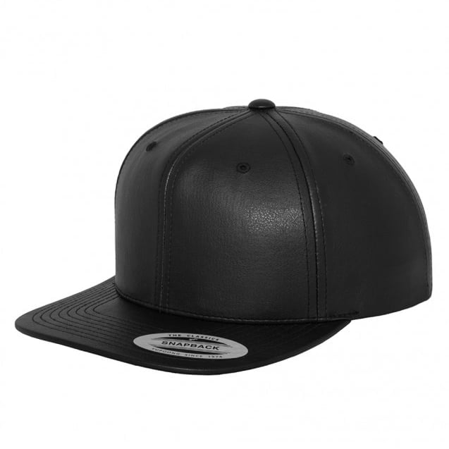 Czapka Snapback Leather Imitation